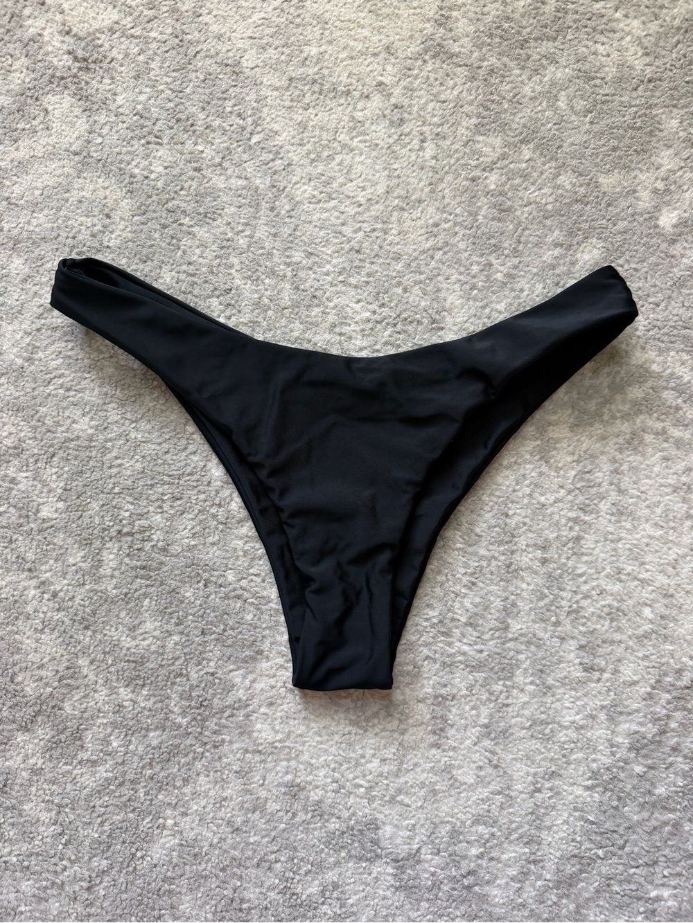 Zaful Black High-Cut Bikini Bottom- size medium